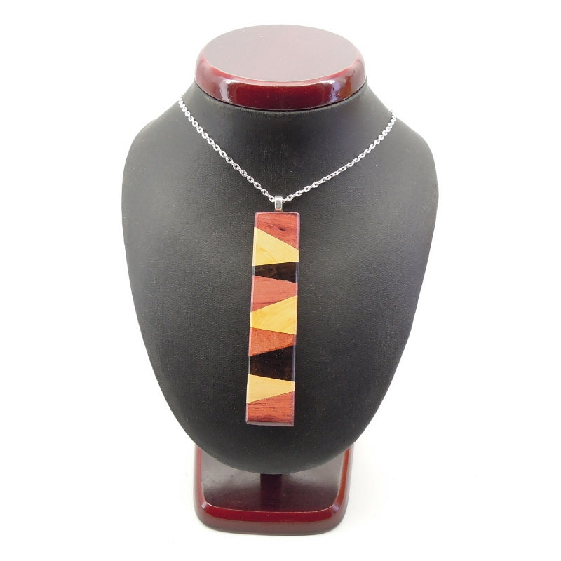 Bijou en coolage de bois exotiques