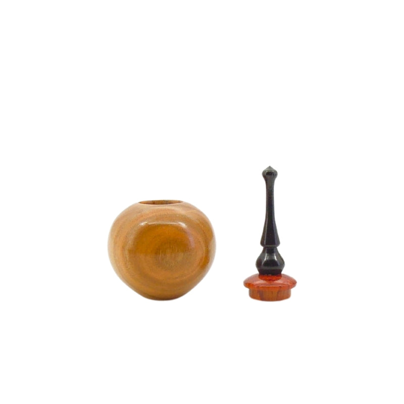 Mini boite en cerisier, cocobolo et ébène