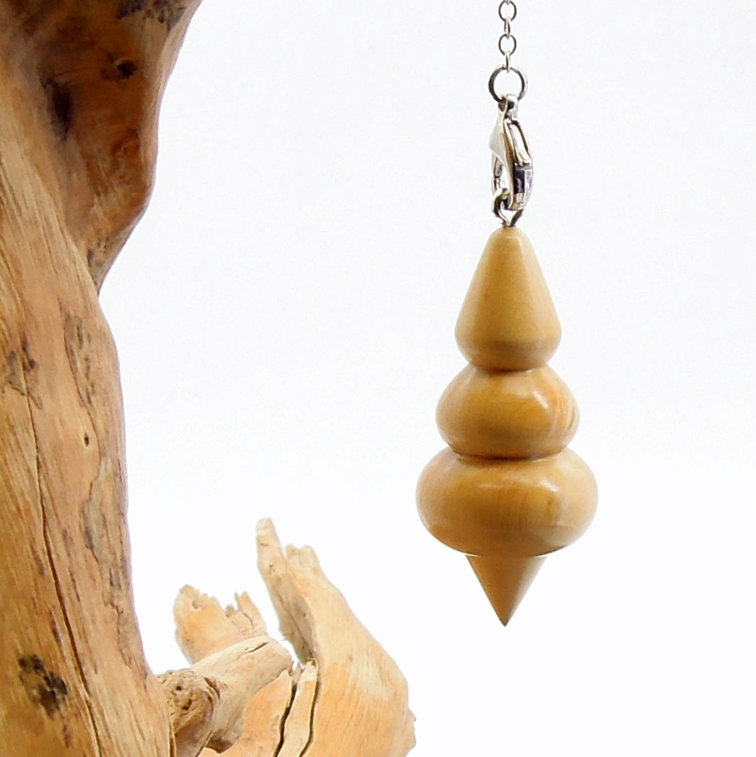 Pendule radiesthésie en bois