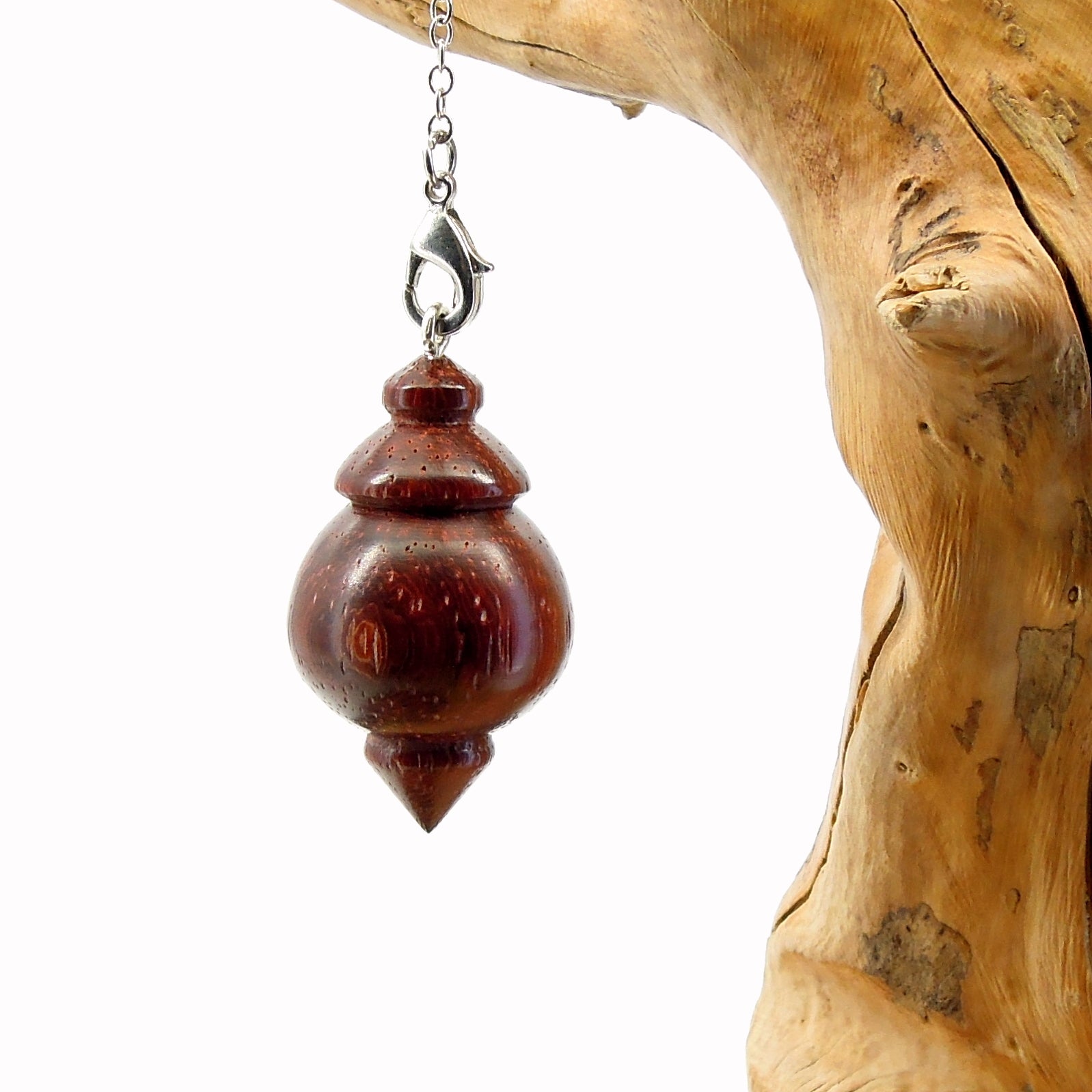 Pendule bois exotique
