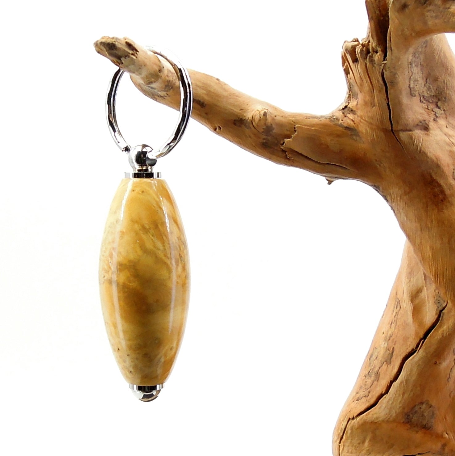 Porte clefs buis échauffé.