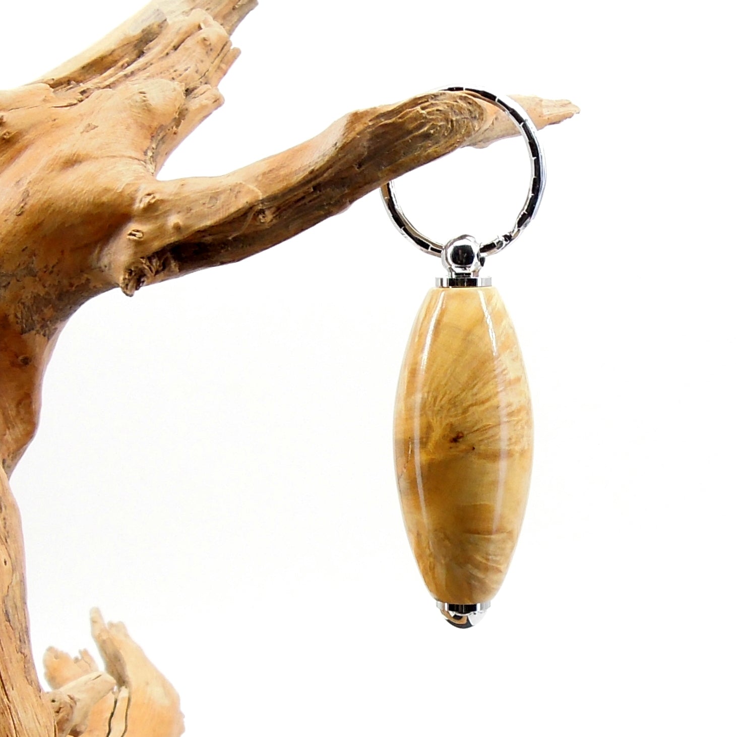 Porte clefs buis échauffé.