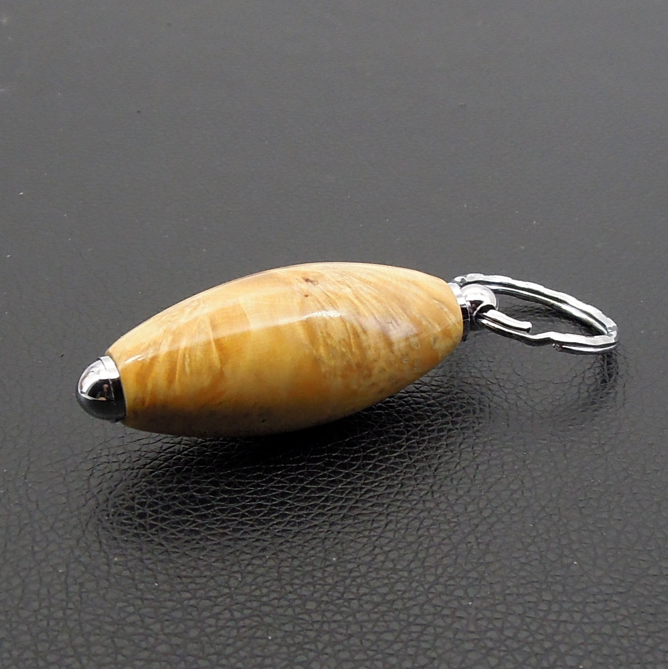 Porte clefs buis échauffé.