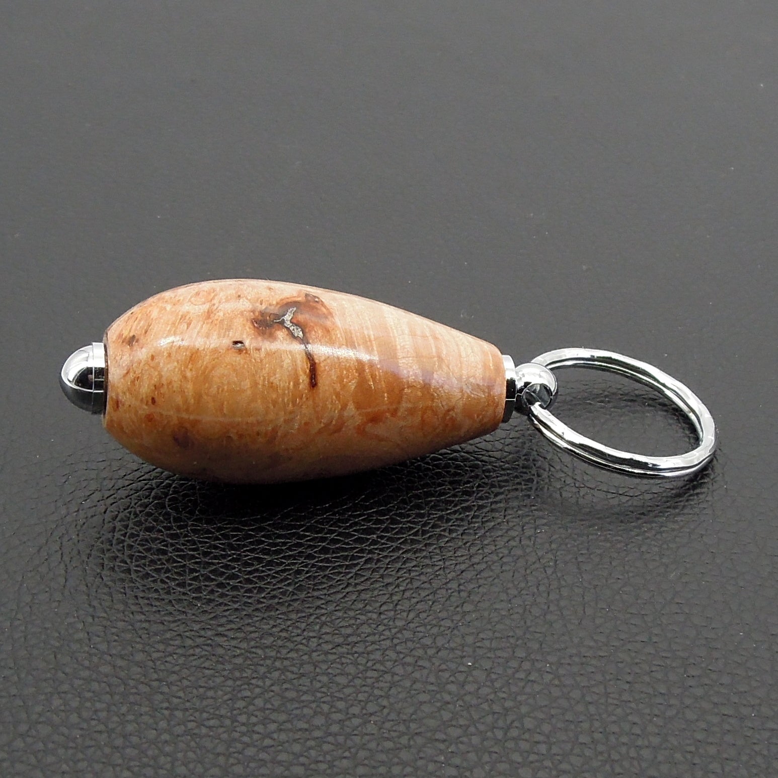 Porte clefs loupe d'érable.