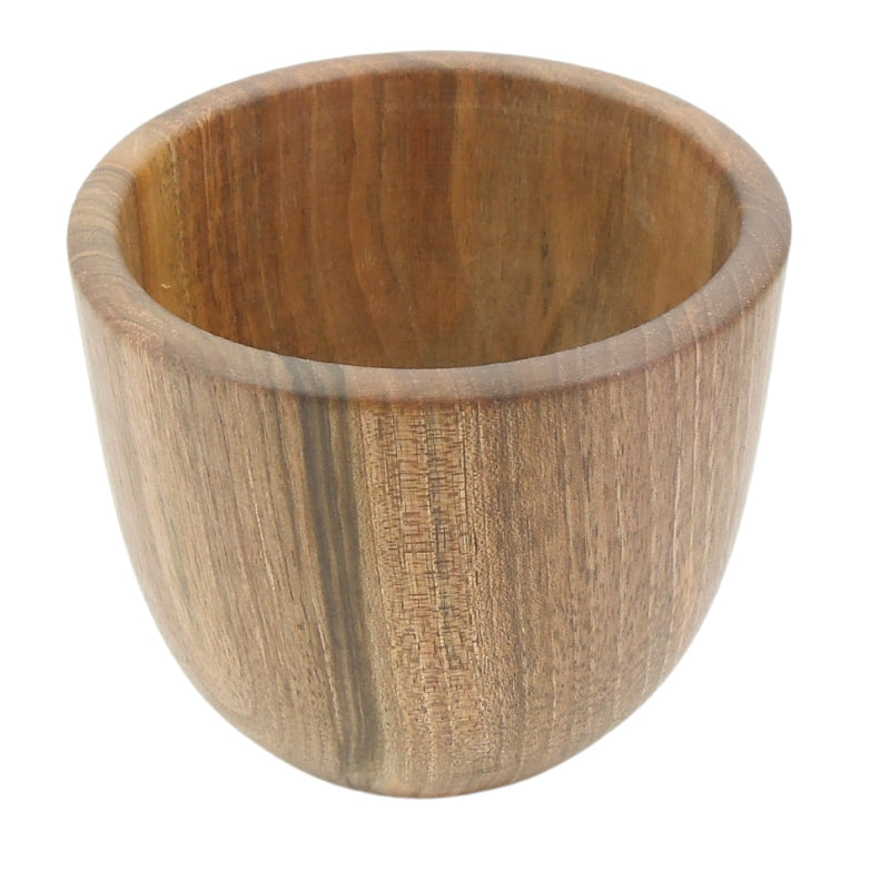 Gros bol ou petit saladier en bois de noyer de Bourgogne.
