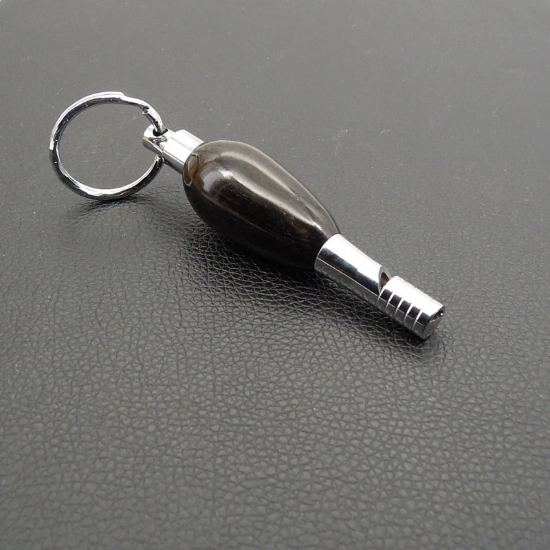 Porte clefs sifflet ébène.