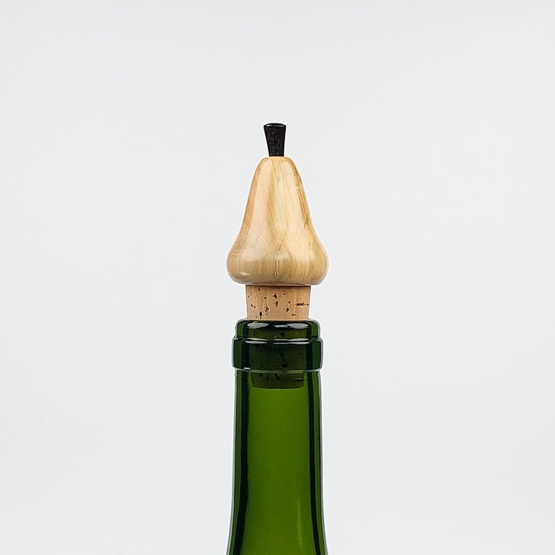 Bouchon poire en buis et ébène