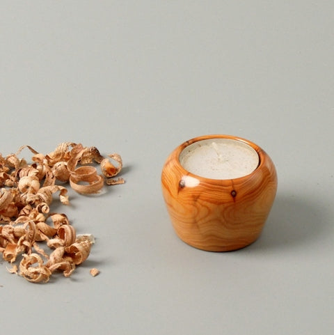 Bougeoir bois d’if de Bourgogne. #1