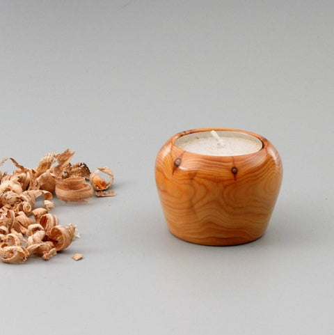 Bougeoir bois d’if de Bourgogne. #1