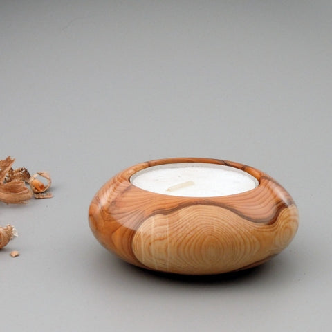 Bougeoir en bois d’if de Bourgogne. #2