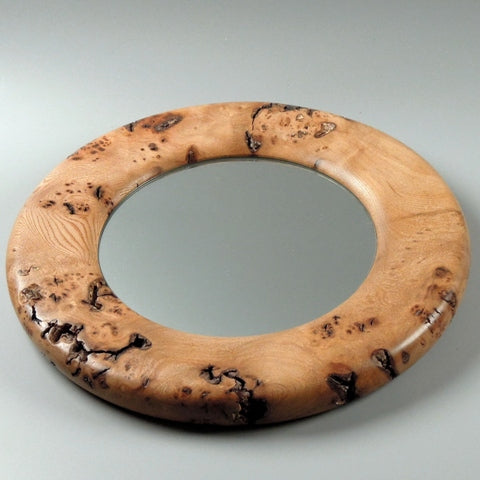 Miroir en bois d’orme de Bourgogne. #1