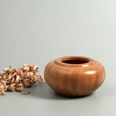 Petite coupe bois de prunier de Bourgogne.