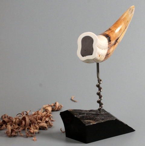 Tire bouchon défense phacochère et ébène. #1