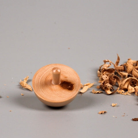 toupie en bois de cornouiller de Bourgogne. #9