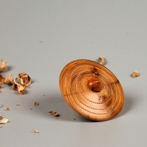 Toupie en bois de prunier de Bourgogne. #6