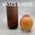 Vases et Pots en Bois