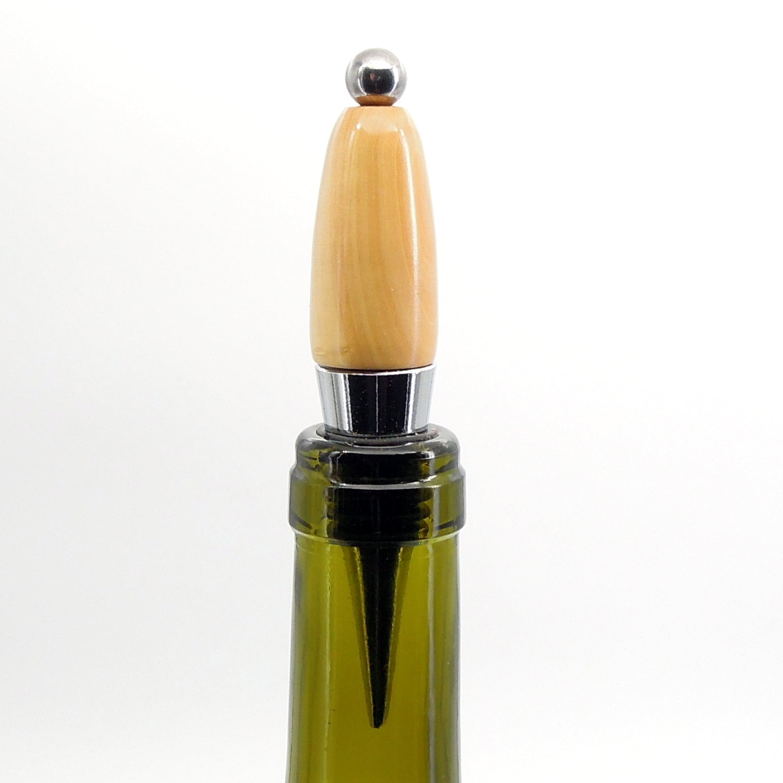 Bouchon bois de buis sur monture inox