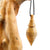 Pendule artisanal de radiesthésie en buis avec oeilleton.