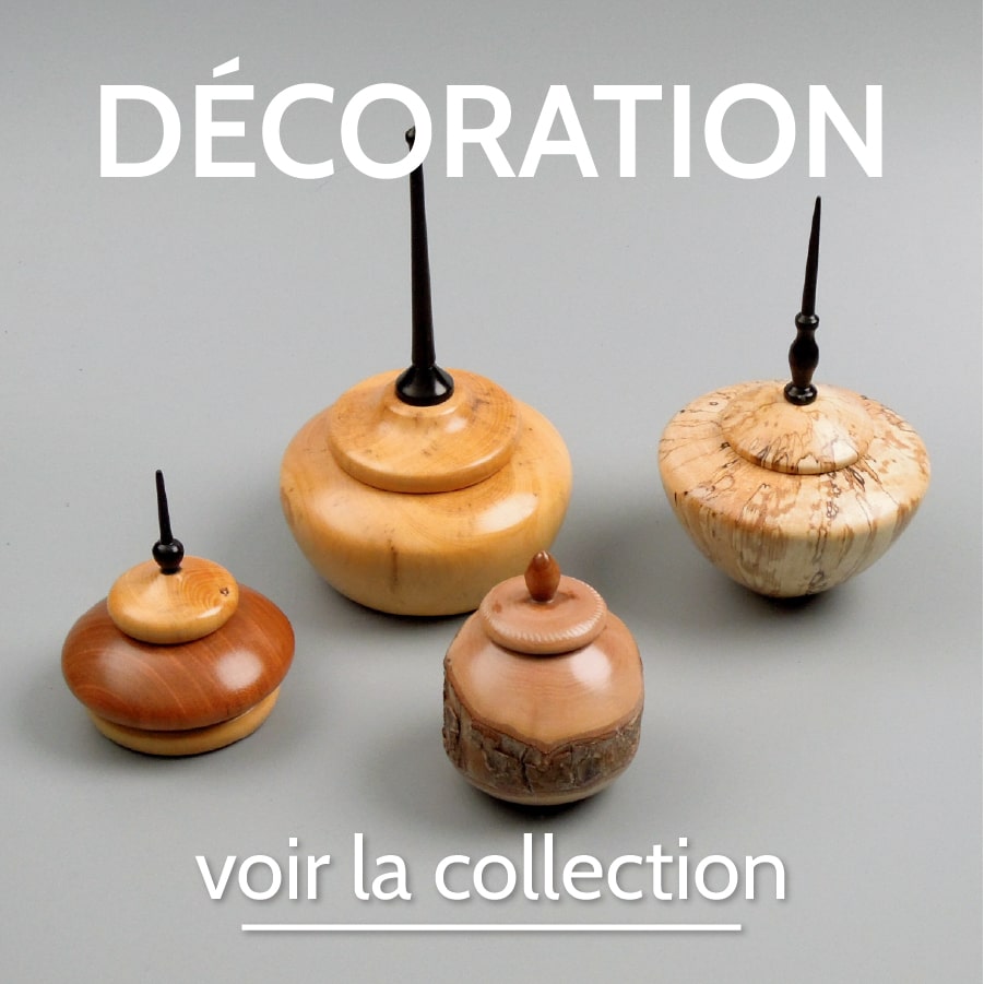 objet décoration en bois artisanal
