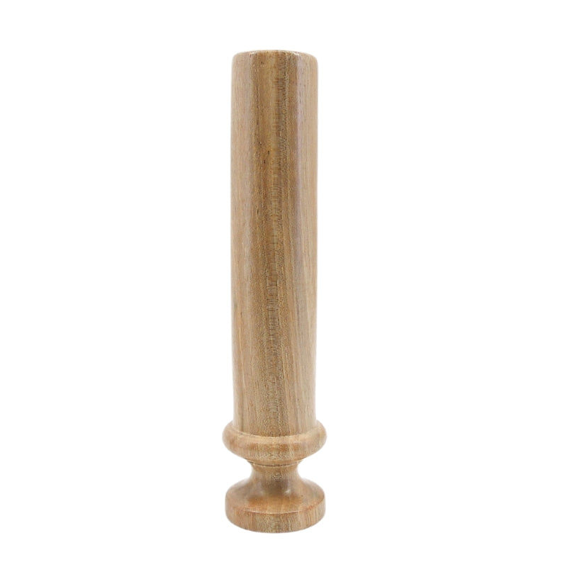 Soliflore en bois de noyer.