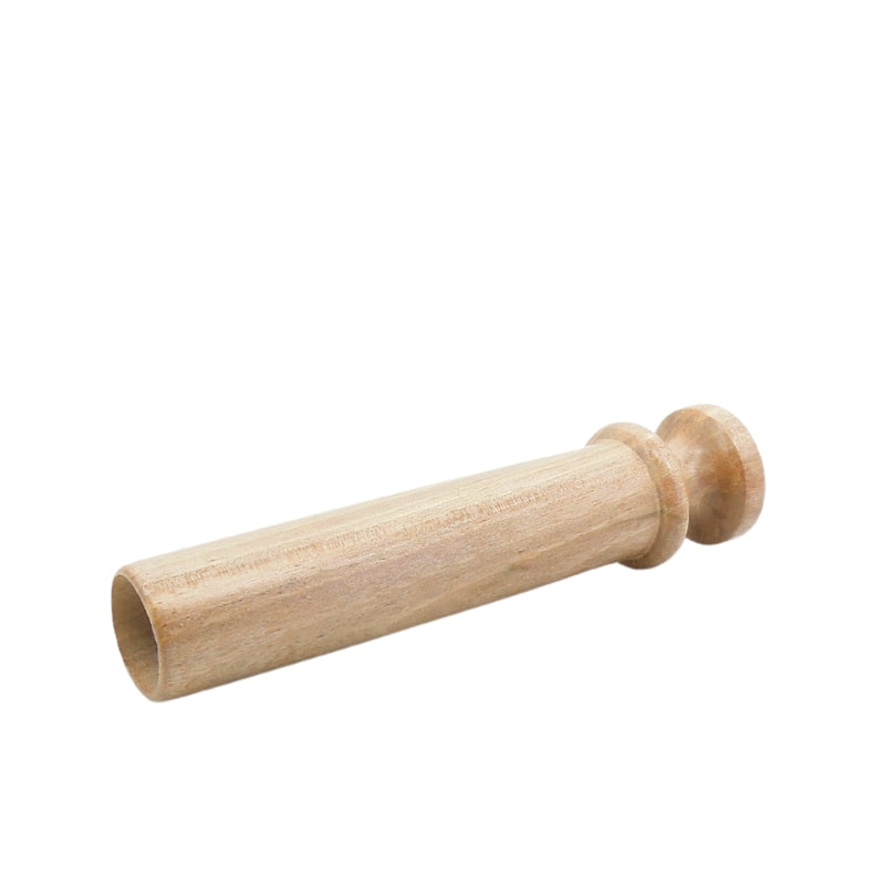 Soliflore en bois de noyer.