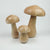 Trio de champignons en bois de charme