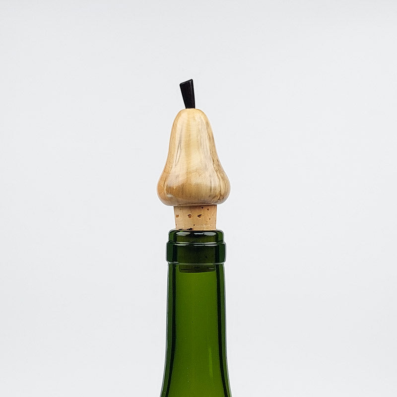 Bouchon en forme de poire en vieux buis