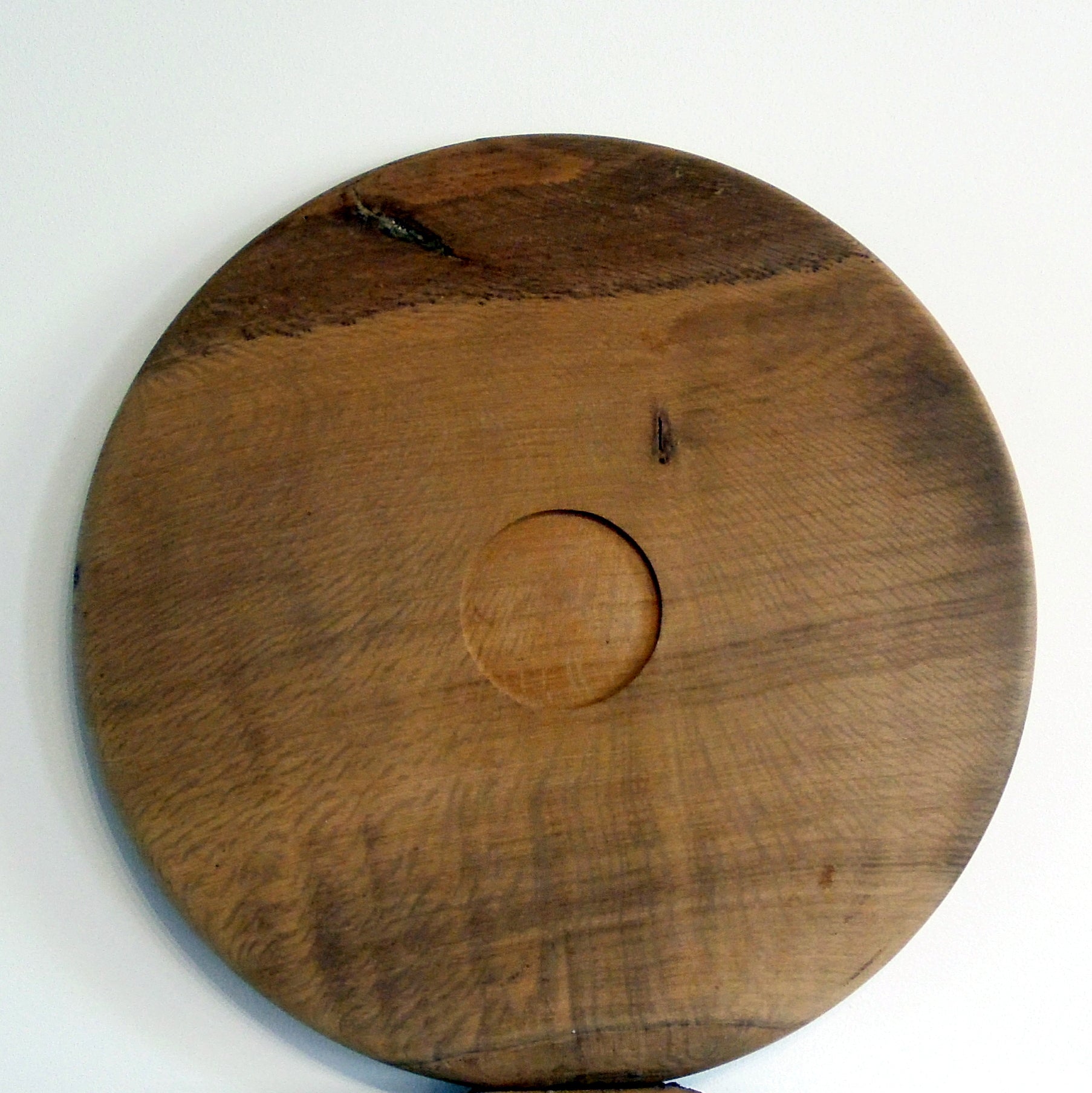 Miroir en bois de chêne de Bourgogne.