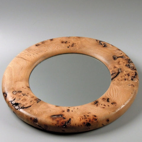 Miroir en bois d’orme de Bourgogne. #1
